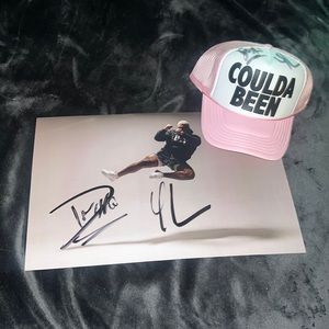 Signed poster and signed hat from comedian Druski